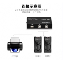 豐杰英創(chuàng)（FJGEAR）usb切換共享器四進(jìn)一出打印機共享器2口轉(zhuǎn)換器分線器